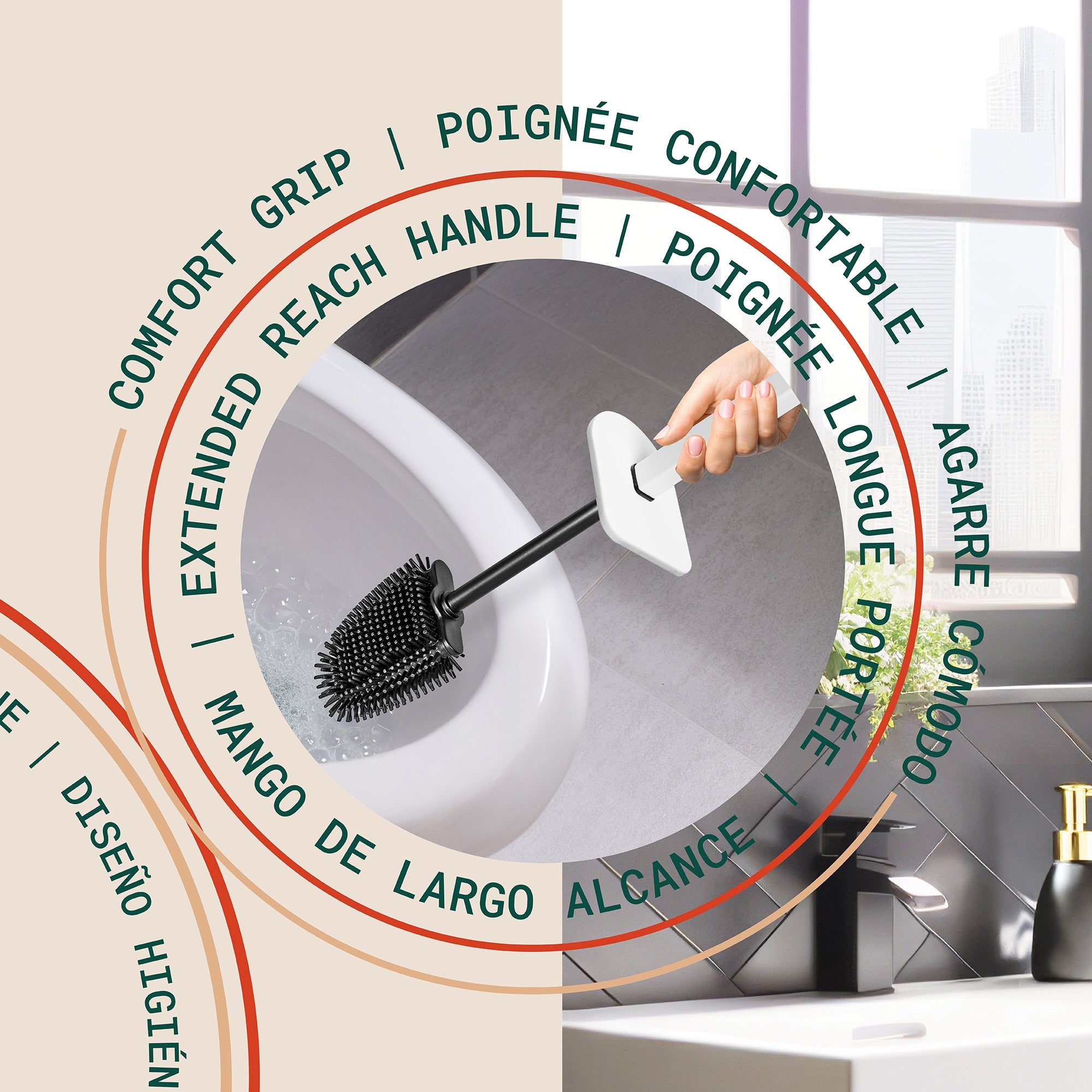 Carrava Arched Tollet Brush