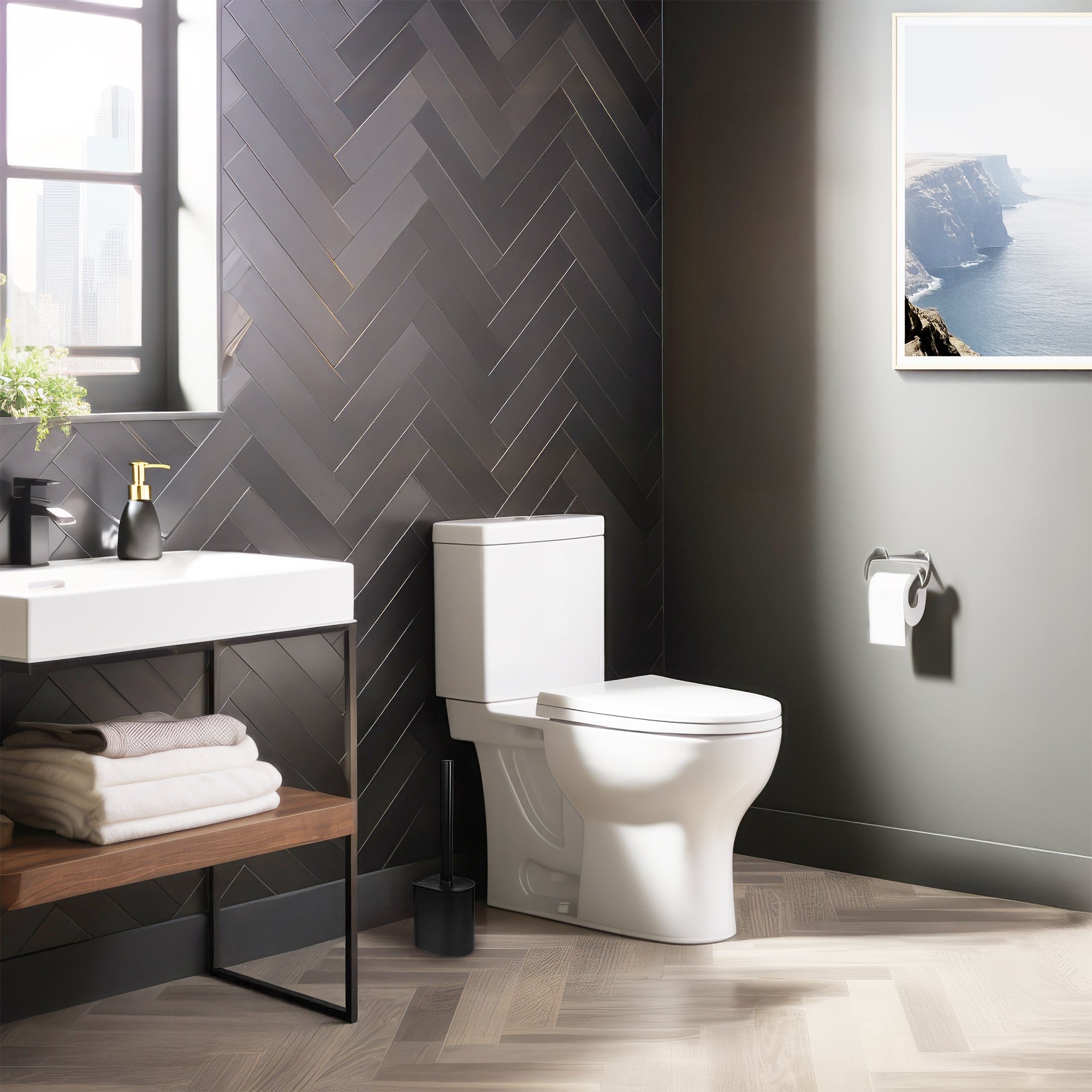 Arvia Arched Short Toilet Brush