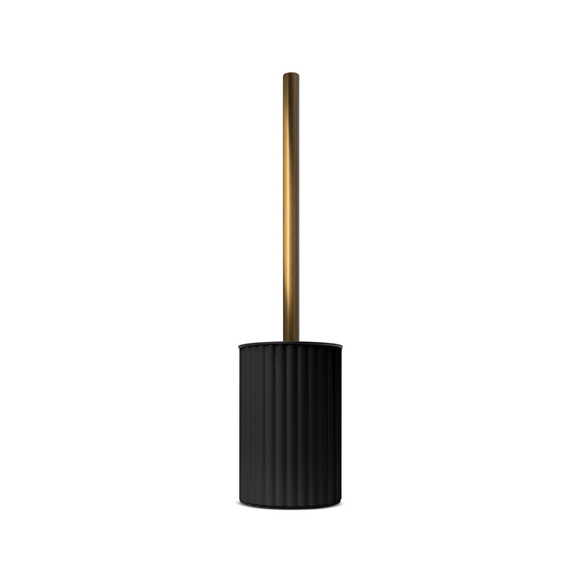 #color_Ribbed Matte Black Gold