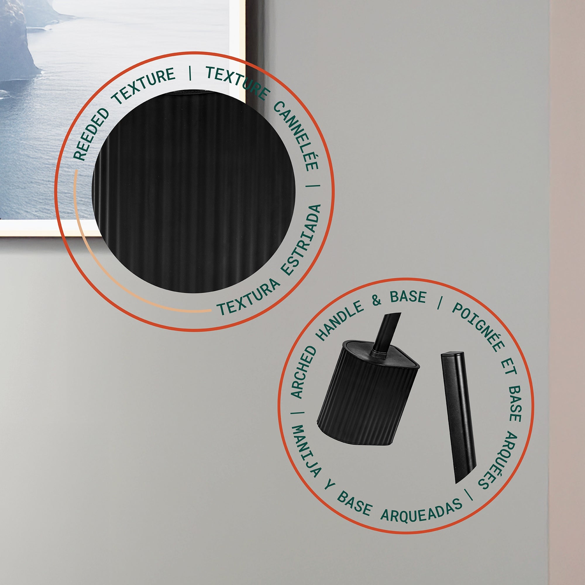 Arvia Arched Short Toilet Brush