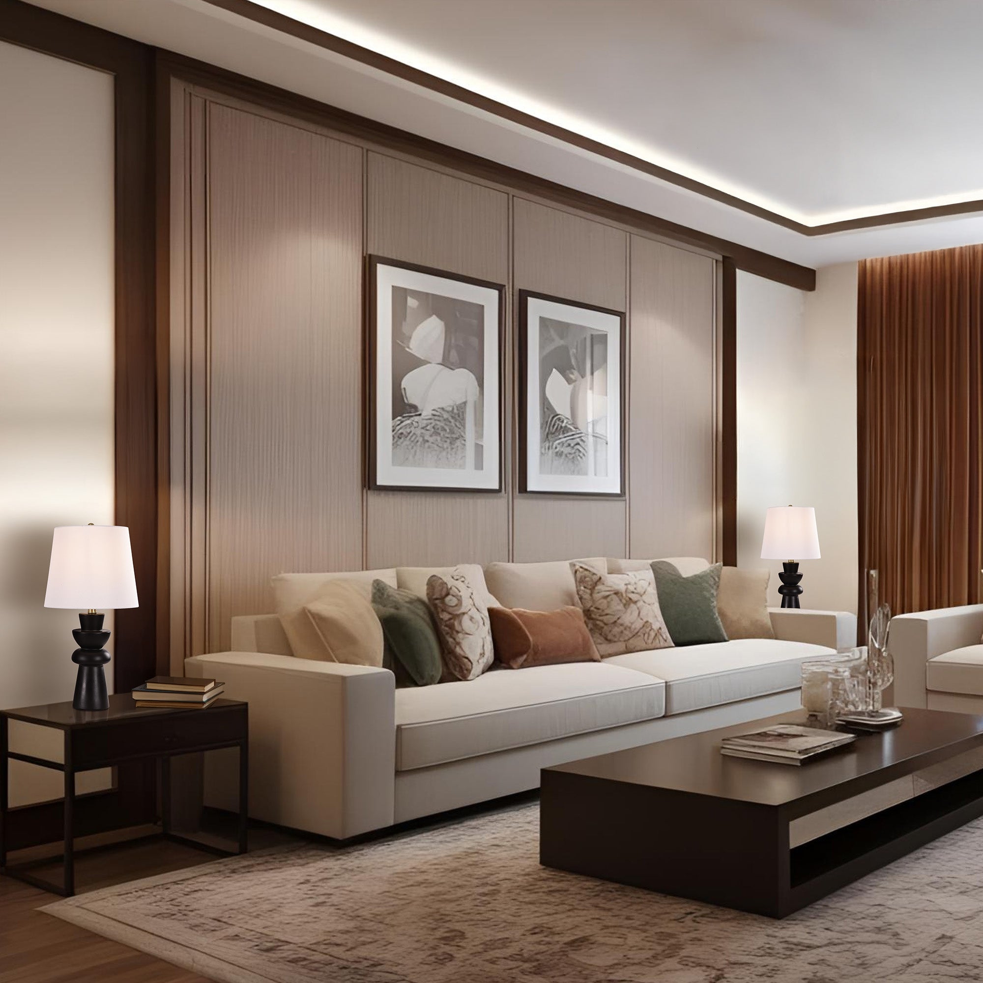 Onyx Decorative 1-Light Table Lamp