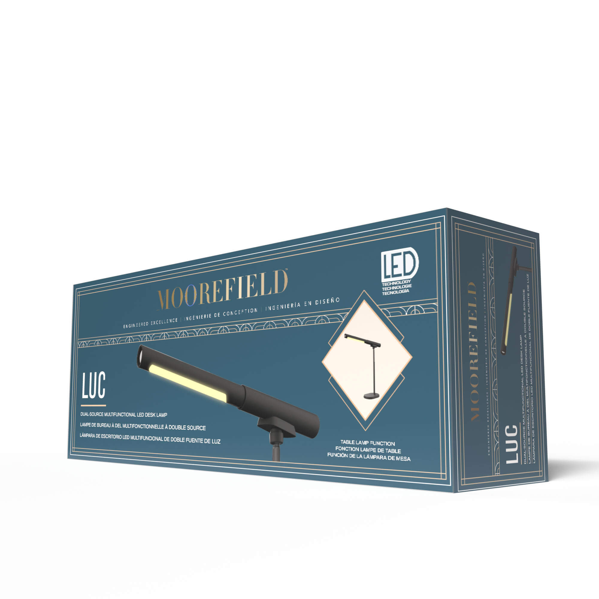 Luc LED Multifunctional Desk Lamp