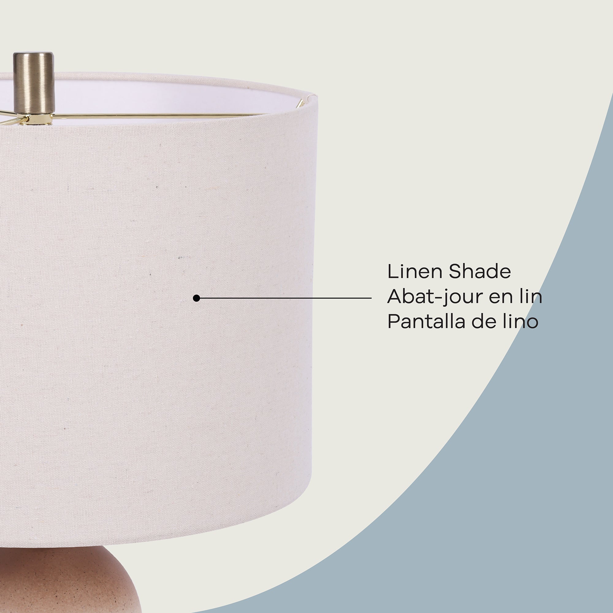Sahara 1-Light Table Lamp, attribute detail view 2.