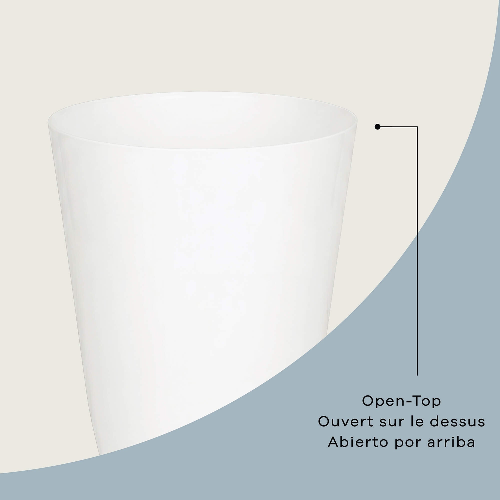 Jackson 6L Open-Top Waste Bin
