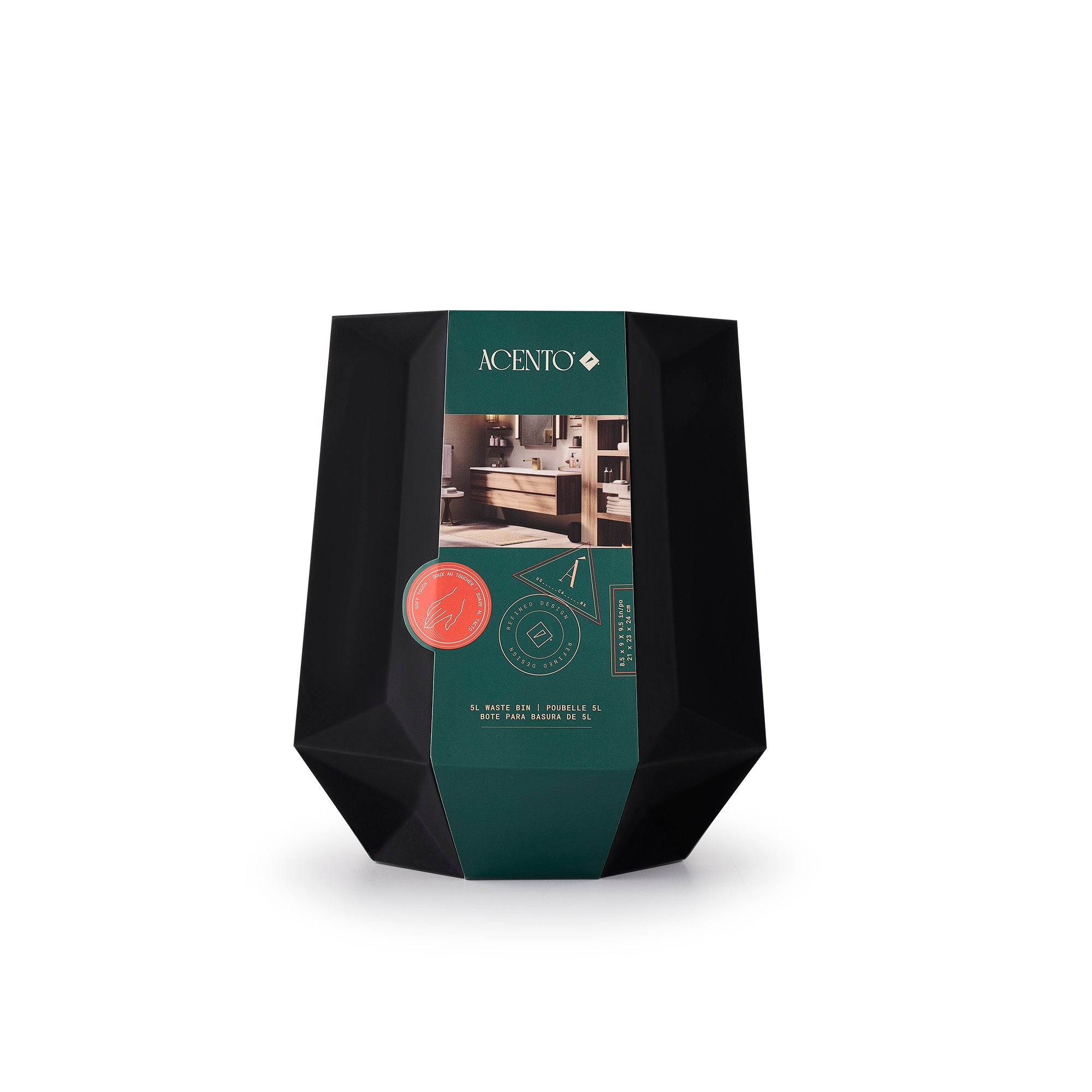 Ressina 5L Open Top Waste Bin
