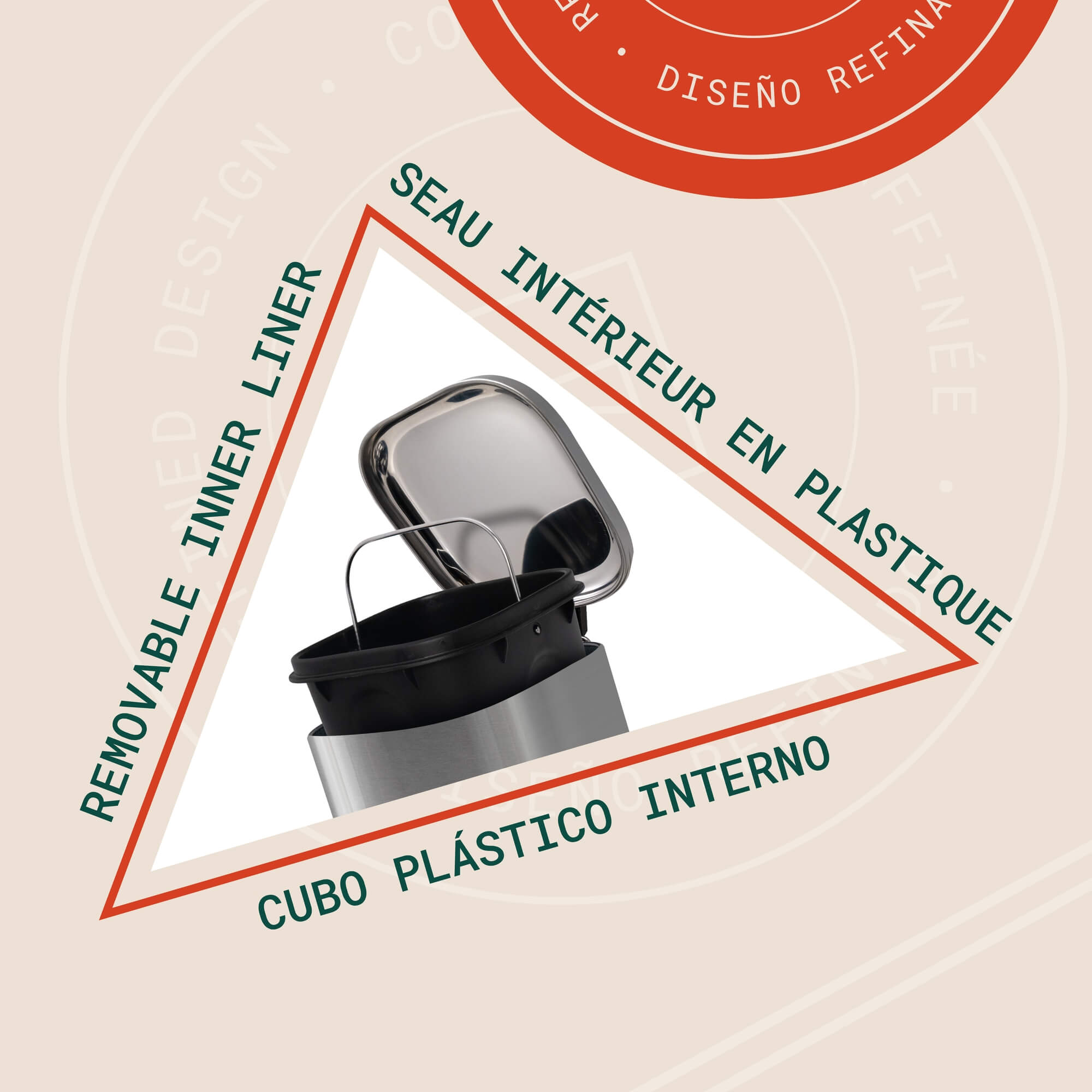 Cubo 6L Waste Bin