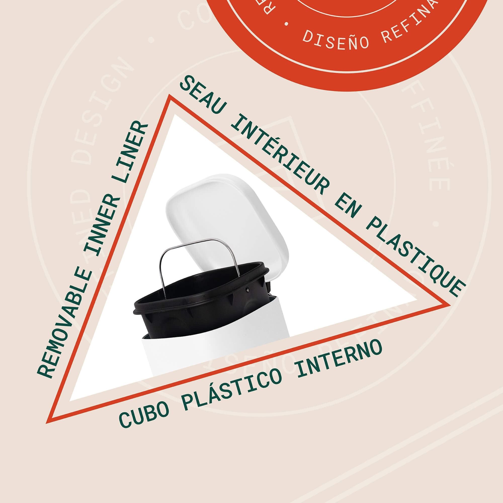 Cubo 6L Waste Bin
