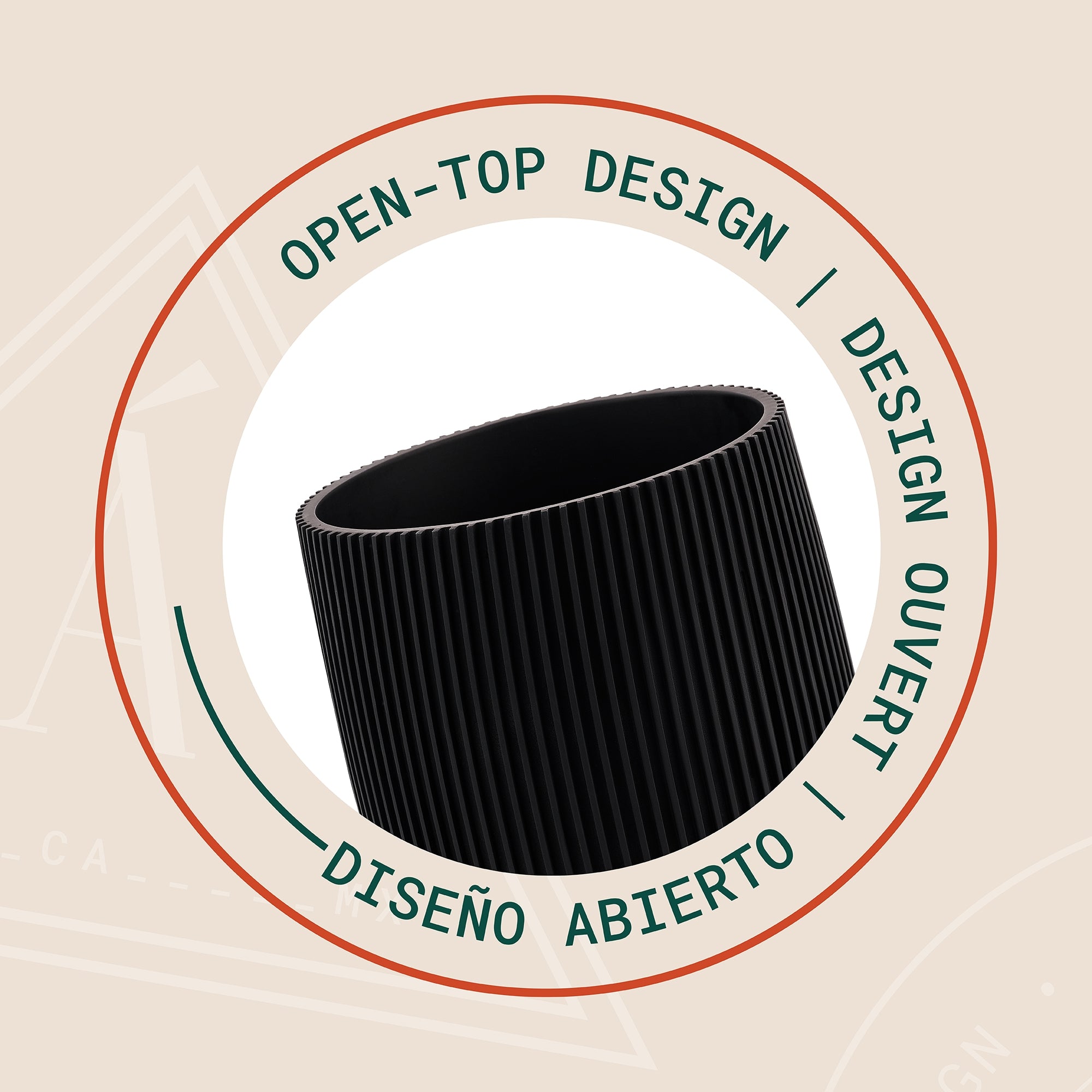 Ribelle 5L Open Top Waste Bin