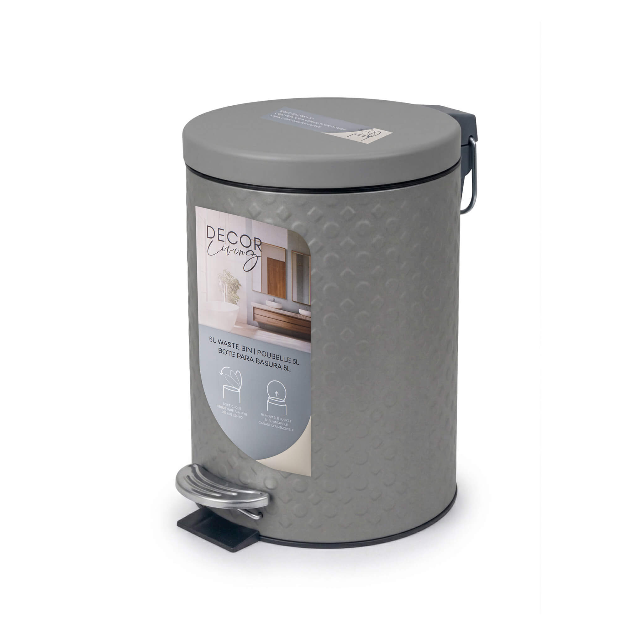 Prisma 5L Wate Bin, Packaging View.